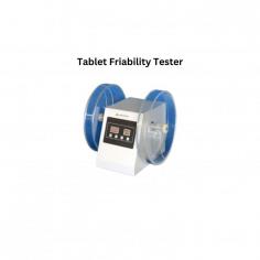 Tablet friability tester  is microprocessor-controlled benchtop unit. Dual drums rotated at a particular speed carry tablet. Automated test is followed by its diagnosis. Alarm system indicates the unit’s diagnostic faults.