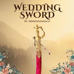 Every meticulous detail on this beautiful blade reflects the depth of commitment and honor that comes with marriage. From the intricately designed hilt to the finely etched patterns on the blade, this sword is not just an accessory but a symbol of love's enduring strength. A timeless keepsake that adds a touch of regal charm to your special day.