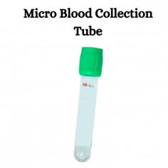 A micro blood collection tube, also known as a microtainer or capillary blood collection tube, is a small-sized tube used to collect a small volume of blood for various diagnostic tests. These tubes are designed to collect blood through capillary action from a fingertip or heel stick rather than through venipuncture (drawing blood from a vein). They are typically made of plastic or glass and come with a variety of additives depending on the specific tests being performed. It features a capacity up to 0.25 mL.