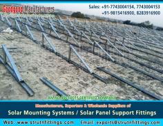 Solar Panel Accessories manufacturers suppliers wholesale exporters in India https://www.strutnfittings.com +91-77430-04154, +91-77430-04153, +91-98154-16900
