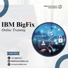 Enhance your organization's IT efficiency and security with our IBM BigFix Online Training. Gain in-depth knowledge and practical skills in endpoint management, ensuring compliance and operational excellence. Learn to utilize IBM BigFix to centrally manage, secure, and automate endpoints across diverse devices. Our interactive program offers theoretical insights and hands-on practice for real-world applications. Enroll now to master enterprise endpoint management, enhancing security and efficiency. Don't miss out on this opportunity to stay ahead in the digital landscape. Contact us for details: Rahul@proexcellency.com | Info@proexcellency.com | +91-7008791137 | 9008906809.
