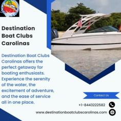 Destination Boat Clubs Carolinas offers the perfect getaway for boating enthusiasts. Experience the serenity of the water, the excitement of adventure, and the ease of service all in one place. Select from our range of boats, book your time slot, and set sail. Join our club today and start enjoying the ultimate boating experience!
