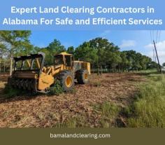 Expert Land Clearing Contractors in Alabama For Safe and Efficient Services.

Our skilled team of land clearing contractors in Alabama provides residential and commercial properties with reliable and top-quality services. With state-of-the-art equipment and years of experience, we ensure safe and efficient tree removal, brush clearing, and excavation. Contact us now for a free estimate.
Visit this link for further information: https://bamalandclearing.com/

