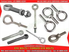Eye Bolts manufacturers exporters suppliers in India https://www.hindustanengineers.org Mobile: +91-9888542291
