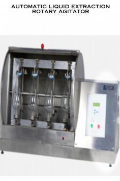  An Automatic Liquid Extraction Rotary Agitator is a specialized laboratory instrument used for extracting analytes from solid or semi-solid samples into a liquid phase.   Vessel quantity of 8 pcs separation funnel. High quality stainless steel design, long service life
