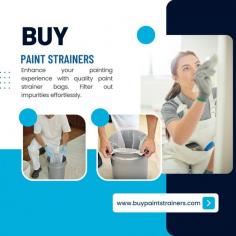 Elevate your painting game with premium Paint Strainer Bags. Designed for efficiency and precision, these bags filter out impurities to ensure a smooth, professional finish every time. Whether you're a DIY enthusiast or a seasoned pro, find the perfect solution for your painting needs at our online store.