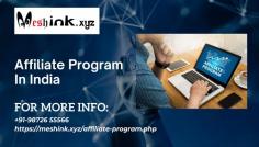 Meshink runs one of the best affiliate programs in India. Collaborate with us to promote our products or services through your channels. Earn commissions for every successful referral. Sign up today and start earning!