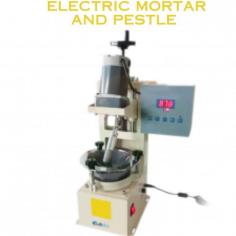 Electric Mortar and Pestle NEMP-100 is an innovative variety of grinder machine that is mainly furnished with an LED display that shows the accurate speed and time range on the display. It works fully automatic. Equipped with a Mortar and pestle for efficient and uniform grinding. Easily adjustable and convenient to operate. Mortar grinds at a maximum speed range between 0 -10 Rpm. Pestle runs at a maximum speed range between 0 -80 Rpm. Intended with an automated controller that helps to set grinding time.