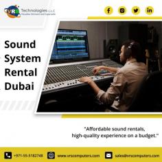 Sound System Rental Dubai for Unmatched Performance

When it comes to flawless sound quality, trust VRS Technologies LLC's Sound System Rental Dubai services. Our extensive range of audio equipment guarantees unmatched performance, providing immersive sound experiences for events of any scale. Contact us today at +971-55-5182748 to elevate your event with superior audio solutions.
