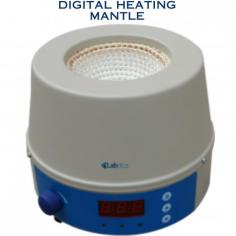 Digital Heating Mantle NDHM-100 is a compact laboratory equipment which is used to heat or temper a liquid by means of the heating elements present in the heating mantle. Equipped with PID temperature controller, it provides uniform heat distribution for round bottom flasks. The mantle is designed in a manner to securely hold flasks so that the top half of the flask is easily visible during operation.