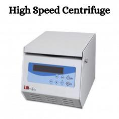 A high-speed centrifuge is a laboratory instrument used to separate components of a heterogeneous mixture based on their densities.High-speed centrifuges are capable of achieving very high rotational speeds, often reaching tens of thousands of revolutions per minute (RPM).They are widely used in various fields such as biochemistry, molecular biology, microbiology, and clinical diagnostics for tasks like separating cell organelles, isolating biomolecules like DNA, RNA, and proteins, and purifying viruses and subcellular components.

