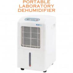 Portable Laboratory Dehumidifier NPLD-104 dehumidifies at 30oC and has a 50 L per day capacity that can be controlled by a timer. The auto-defrost design contains washable filters and a rotary compressor, which increases the unit's longevity. Among the safety features are the auto shutdown, full tank warning, and sensor failure indication function. It has four castors for convenient mobility and a digital display to monitor the operation.