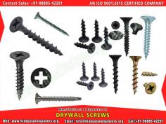 Drywall Screws manufacturers exporters suppliers in India https://www.hindustanengineers.org Mobile: +91-9888542291
