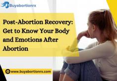 After the abortion, your body needs to recover and you can buy abortion pill online from the comfort of your home. Many women just like you make this difficult choice and go through physical change and emotional conflict, talking to your loved ones, asking for help when necessary, looking for emotional counseling, and being in a supportive atmosphere can help you.
Read More: https://buyabortionrx.wixsite.com/my-site/post/post-abortion-recovery-get-to-know-your-body-and-emotions-after-abortion
