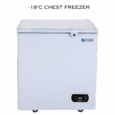  A -18°C chest freezer is a type of freezer designed to maintain a consistent internal temperature of -18 degrees Celsius.  1 adjustable stainless steel basket.   Auto temperature controller