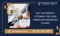 Get Your Hurricane Damage Claim with Our Experts!

We know how to deal with your hurricane claims in Lake Charles, Louisiana. Our goal is to win you the maximum compensation possible so that you can move on from the trauma caused by a gale. Veron Bice, LLC empathetic and knowledgeable lawyers are confident in their mastery to help you.
