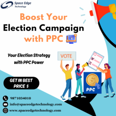 Reach voters effectively, target specific demographics, and maximize visibility. Gain traction, engage voters, and drive results with strategic pay-per-click advertising.

Read More: https://spaceedgetechnology.com/ppc/
Contact No.: +91-9871034010
Mail ID: info@spaceedgetechnology.com