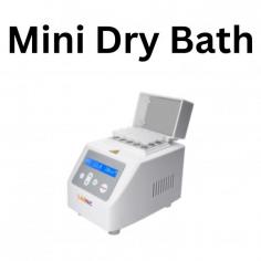 A mini dry bath, also known as a mini thermal cycler or mini heat block, is a compact laboratory instrument used for incubating samples at a constant temperature. It's commonly employed in molecular biology, microbiology, and biochemistry laboratories for various applications such as DNA amplification (PCR), enzyme reactions, and sample thawing.