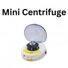 A mini centrifuge is a compact laboratory instrument used to spin small volumes of liquids at high speeds to separate components based on their density. These centrifuges are typically smaller and less powerful than regular laboratory centrifuges, making them suitable for applications such as quick microfiltration, sedimentation of particles, and quick spins of small samples. They are commonly used in molecular biology, biochemistry, and microbiology laboratories for tasks such as DNA/RNA extraction, PCR preparation, and cell pelleting.