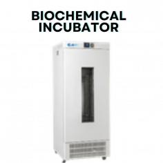 Biochemical Incubator NBCI-100 is a microprocessor-controlled unit with automatic control for hot and cold conditions and offers 300 L capacity. It is made up of stainless steel chamber and contains a removable shelf for easy cleaning. Equipped with spare temperature control to ensure accurate functioning in case of main temperature control failure and a fan for forced convection. The unit is designed with double door and the inner door is made up of tempered glass for convenient observation, whereas magnetic sealing for outer door. Features RS485 connector to connect computer and printer.