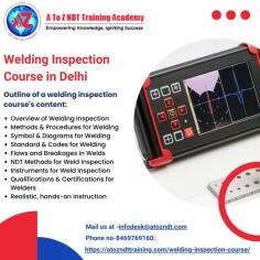 Were you trying to discover comprehensive welding inspection training around Faridabad, Delhi NCR? Our company provides excellent education and approval training to give you the tools you need for welding inspections. No matter your degree or expertise, you'll be ready for the work because our training covers every facet of welding inspection. Join us to improve your employment chances & learn the basics of welding inspection.

