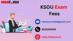 The KSOU exam fees are reasonable. It is one of the best distance education programs in Karnataka. The college allows learning in your comfort. To get the details of fees visit now. 

For more details:-

https://www.mbatours.in

contact us :- 9625266808

mail id :- mbatourindia@gmail.com

