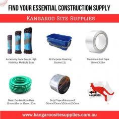 Whether you're working in heavy rain or need to protect valuables from UV rays, Kangaroo Site Supplies has you covered. Our construction supply is designed to make your projects straightforward and efficient. Choose Kangaroo Site Supplies for quality products that simplify your construction tasks.
Visit: https://www.kangaroositesupplies.com.au/collections/2-site-supplies