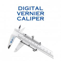 Digital vernier caliper NDVC-100 is a measuring device that is used for the measurement of the linear dimensions. It consists of a main scale with a fixed jaw and a sliding jaw with an attached vernier. It is made up of carbon steel with a resolution range of 0.1mm/0.01.