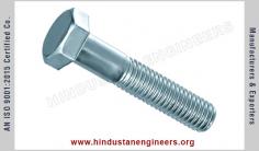 DIN 931 / ISO 4014 manufacturers exporters suppliers in India https://www.hindustanengineers.org Mobile: +91-9888542291
