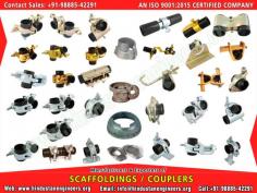 Scaffoldings / Couplers manufacturers exporters suppliers in India https://www.hindustanengineers.org Mobile: +91-9888542291
