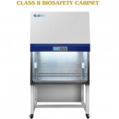  Class II Biosafety Cabinet NBSC-100 is a safety containment cabinet with type A2 safety level and HEPA filters that recirculates 70% filtered air within the cabinet and discharges 30% of filtered air into the outer environment with the help of HEPA exhaust filter. As a result, it limits the operator's exposure to even minute quantities of volatile toxic or hazardous chemicals and radio nucleotide by negative pressure inward airflow. It thereby helps provides suitable work environment to the user and the product against pathogens and potentially hazardous microbial agents or materials.