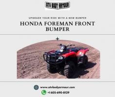 
Premium Honda Foreman Front Bumpers - Ultimate Protection & Style

Discover the best Honda Foreman front bumpers designed to enhance your ATV's durability and aesthetic appeal. Shop now for top-quality, rugged front bumpers tailored for all Honda Foreman models, ensuring maximum protection and a sleek look for your adventures.

For more info, visit: https://atvbodyarmour.com/product/front-bumper/