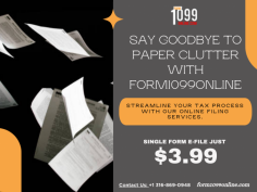 Say goodbye to paper clutter and hello to digital convenience with Form1099online. Our online filing services streamline the tax process, saving you time and hassle. 