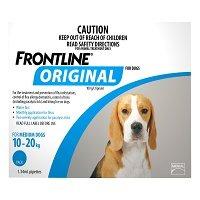 Frontline Original Flea Control for Dogs is the reliable solution for safeguarding your furry friend against fleas, ticks, and lice. This user-friendly spot-on treatment is specifically formulated for the treatment and prevention of flea infestations, control of flea allergy dermatitis, ticks (including paralysis tick), and biting lice on dogs. With an active ingredient, fipronil, this treatment effectively combats flea infestations for one month, control flea allergy dermatitis, and provides protection against paralysis tick infestations for up to 2 weeks. It also controls brown dog ticks on dogs for up to 1 month, treats biting lice, and aids in the control of sarcoptic mange on dogs.