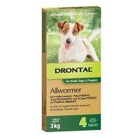 For protecting dogs from different intestinal worms, Drontal Allwormer for dogs is an ultimate product. These broad-spectrum chewable anthelmintic tablets destroy various intestinal worms including roundworms, whipworms, hookworms and tapeworms. This simple to dose treatment is easy to administer in dogs. Used every 3 months, Drontal not only protects your dog from worms, it also helps protect the whole family from the harmful effects of contracting worms from your dog. Gentle and effective, Drontal is safe to use in puppies from 2 weeks of age and during pregnancy and lactation.
