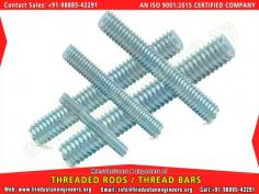 Threaded Rods manufacturers exporters suppliers in India https://www.hindustanengineers.org Mobile: +91-9888542291

