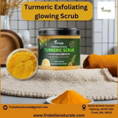 The unique blend of natural ingredients in Frobelle Naturale's Turmeric Exfoliating Glowing Scrub works synergistically to promote healthy skin regeneration, diminish the appearance of blemishes, and even out skin tone. Elevate your skincare routine with Frobelle Naturale and indulge in the transformative power of nature's finest ingredients for a radiant, youthful glow.