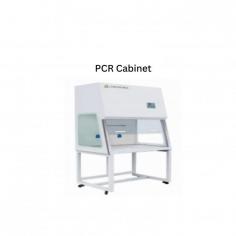 PCR Cabinet  is a microprocessor controlled unit with washable polyester fiber pre-filter. The provision of HEPA filtered laminar flow inhibits cross contamination of the samples. The irradiating UV lamp ensures sterilized working environment. The anti-UV toughened front glass enables visual monitoring of the workstation without exposure to UV radiation.

