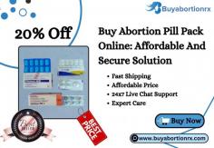 Buy abortion pill pack online for a discreet, reliable option for terminating early unplanned pregnancies. It includes medicines for effective and private termination, ensuring women's reproductive health rights. Order abortion pill pack online now and enjoy the advantages of fast shipping, expert care, affordable prices, and 24x7 live chat support.

Visit Us: https://www.buyabortionrx.com/abortion-pill-pack