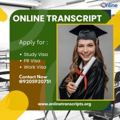Online Transcript is a Team of Professionals who helps Students for applying their Transcripts, Duplicate Marksheets, Duplicate Degree Certificate ( Incase of lost or damaged) directly from their Universities, Boards or Colleges on their behalf. Online Transcript is focusing on the issuance of Academic Transcripts and making sure that the same gets delivered safely & quickly to the applicant or at desired location. 