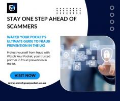 Watch Your Pocket offers a comprehensive suite of fraud prevention services tailored to your needs. Our advanced monitoring systems constantly scan for suspicious activity, alerting you to any potential threats in real-time. Sign up now and acquire fraud prevention in UK
https://www.watchyourpocket.co.uk/news/fraud-prevention-uk/