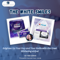 Let Crest Whitening Strips illuminate your smile, brightening both your day and your grin effortlessly