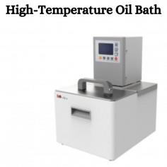A high-temperature oil bath is a piece of laboratory equipment used for heating substances to high temperatures in a controlled environment. It consists of a container filled with a high-temperature oil, such as silicone oil, which is heated to the desired temperature using an external heat source.When using a high-temperature oil bath, it's important to follow safety protocols to prevent accidents and ensure the proper functioning of the equipment. 
