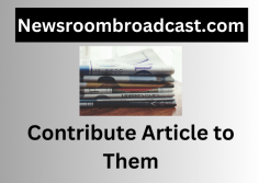 Newsroombroadcast.com is a website that allows users to submit their own articles for publication.
