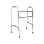 Tynor Foldable Walker is made up of a high-strength steel alloy that makes it durable and has a high weight-bearing capacity, and with its simple locking mechanism, it's easy to assemble. The foam hand grips are extra soft and comfortable, and the high-performance pods provide excellent traction.
        
https://www.cureka.com/shop/healthcare-devices/mobility-aids/walkers/tynor-walker-foldable-ergo/