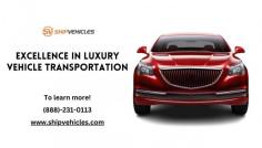Looking for top-tier luxury vehicle shipping? Look no further than Ship Vehicles, your trusted specialist. We handle high-end automobiles with utmost care, ensuring secure delivery. Whether it's a sports car or luxury sedan, our tailored solutions promise a safe journey. Trust Ship Vehicles for premium service. Visit our website to learn more.
