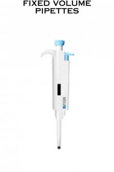 Fixed volume pipettes are precision laboratory instruments used for accurate and consistent transfer of specific volumes of liquid.  Designed ergonomically to enhance operational comfort.   