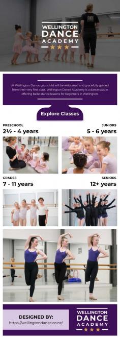 At Wellington Dance, your child will be welcomed and gracefully guided from their very first class. Encouraged by a team of teachers who praise each little step and nurture every big dream, your child will learn to listen, focus, embrace stillness and express their personality through movement. Choose from convenient weekday, Saturday or Sunday classes, at one of our three dance studio locations in the Wellington area – Thorndon, Seatoun, and Khandallah. Our dream is for every student to experience performing a beautiful graduation solo to mark their achievement at the end of their school years!