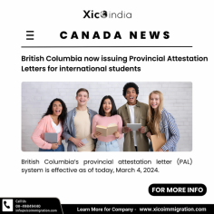 British Columbia now issuing Provincial Attestation Letters for international students