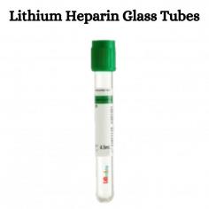 Lithium heparin glass tubes are a type of blood collection tube used in medical settings for the collection of blood samples. These tubes contain lithium heparin, an anticoagulant, which prevents blood from clotting by inhibiting the action of thrombin and other clotting factors.When blood is collected into a lithium heparin tube, the heparin prevents clotting, allowing the blood to remain in a liquid state. It's also crucial to label the tubes accurately with patient identification information to prevent sample mix-ups.